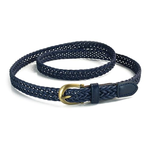 Handwoven Waxed Rope Belt Thin Waistband Classical Retro Design Waist Girdle for Daily Wear and Parties4