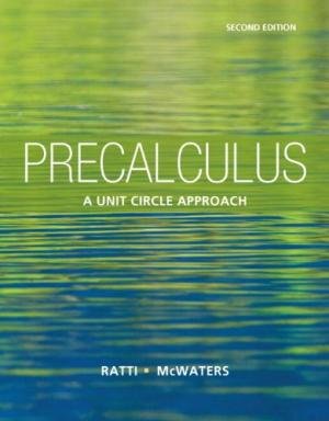 Precalculus: A Unit Circle Approach 0321825896 Book Cover