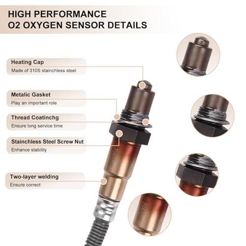 Sensor de Oxígeno Upstream compatible BMW y Mercedes miniatura 4