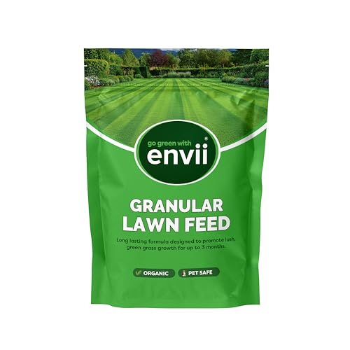 Envii Granular Lawn Feed - Organic Slow Release Lawn Fertiliser for...