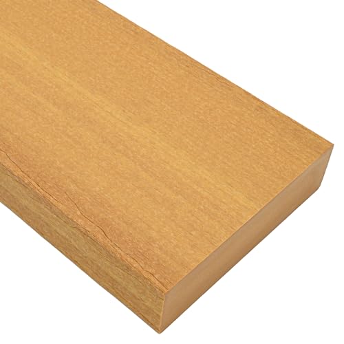 BuyPlastic Tangent Poly Lumber - Natural Teak, 2x4 (1.5' x 3.5'), 72' Length - HDPE Plastic Board for Outdoor Furniture and More