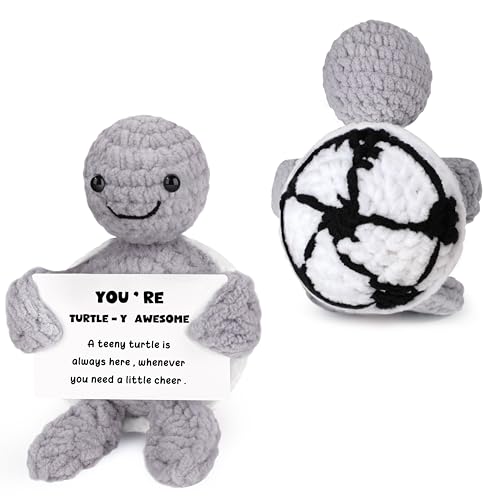 JoycuFF Crochet Soccer Turtle Gift for All