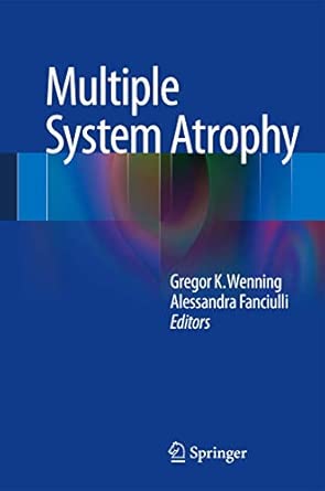 Multiple System Atrophy 2014th Edition book cover