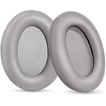 Replacement Ear Pads Cushions for Sony WH-1000XM3 Noise Canceling Headphones, with Soft-Touch Leather, Breathable Noise Isolation Memory Foam, Long-Lasting Comfort, Easy Installation Gray