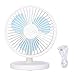 Wentylator elektryczny, przenośny kompaktowy biały wentylator stołowy o specjalnej konstrukcji, do domowego biura