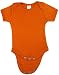 Earth Elements Baby Short Sleeve Bodysuit 0-3 Months Orange