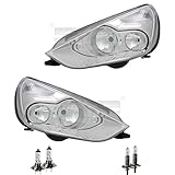 H7 12V 55W PX26d Scheinwerfer Set rechts & links H1/H7 für Galaxy WA6 S-Max inkl. OSRAM Lampen mit Stellmotor LWR
