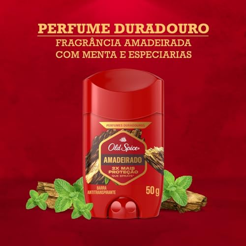 Old Spice Desodorante Em Barra Antitranspirante Proteção Épica Lenha 50G