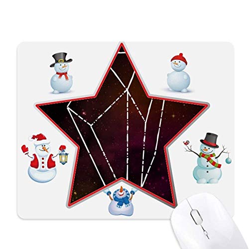 Tapis de souris bonhomme de neige étoile univers star sky une idée cadeau magique