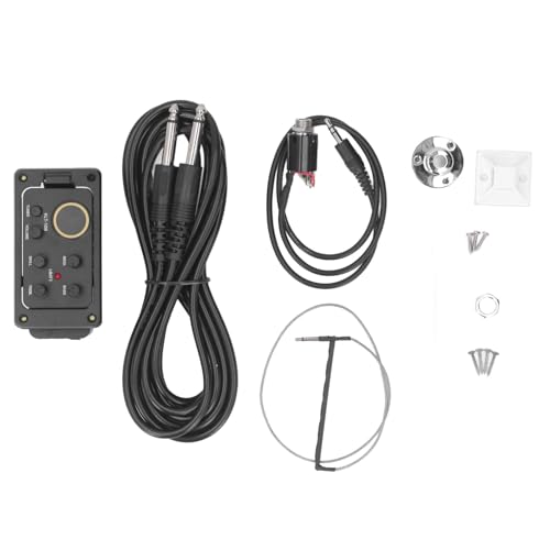 Guitare Acoustique 4 Bandes EQ ÉGALISEUR PRÉAMPLIFICATEUR Pickup Tuner PIEZO avec ÉCRAN D'AFFICHAGE LCD pour Un CONTRÔLE DE TONALITÉ AMÉLIORÉ