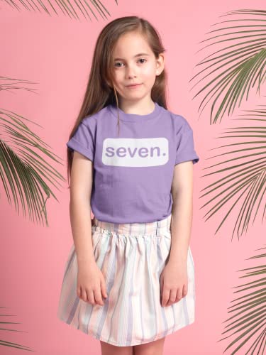 7th Birthday Girl Shirt 7 Years Old Seven Outfit Seventh Tshirt Gift Girls top 72