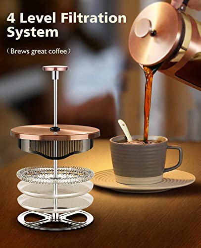 BAYKA 34 Ounce French Press Coffee Maker