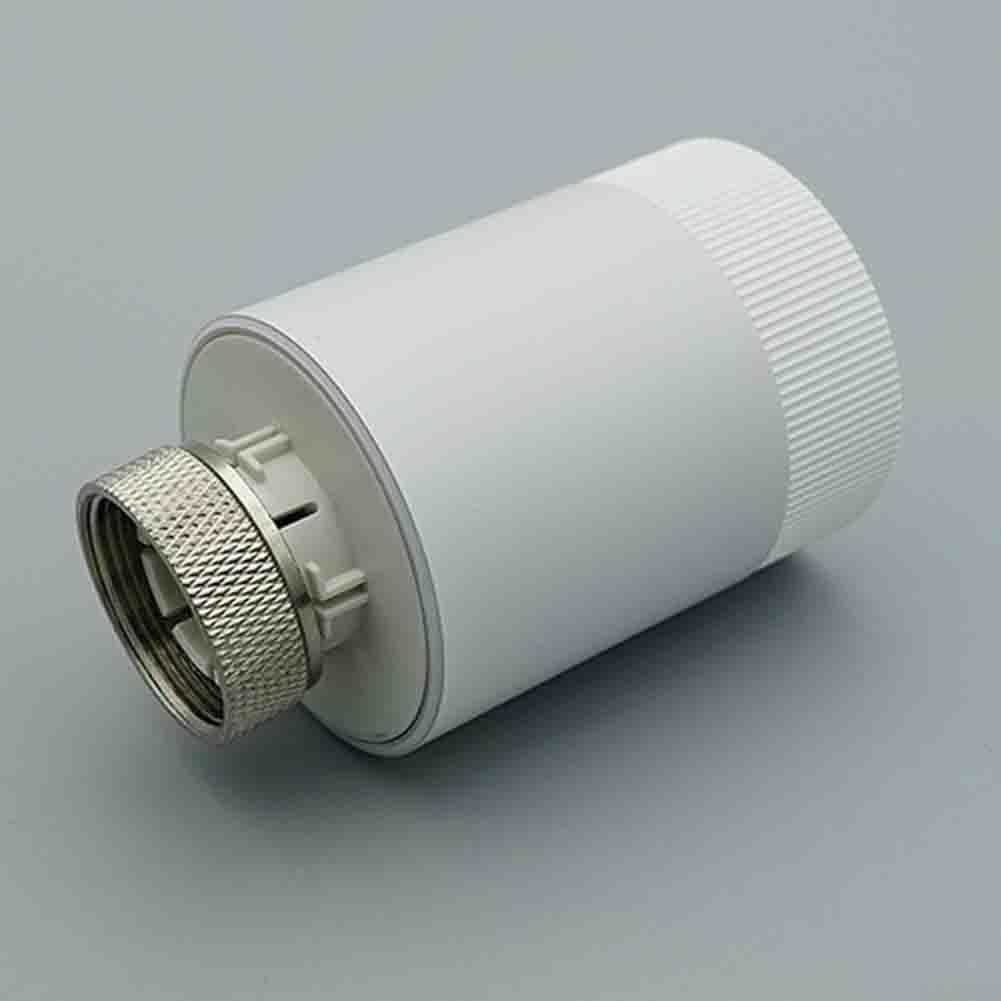 Valvola termostatica intelligente per radiatore ZIGBEE, per TUYA App Control TRV con display LED, 0,5 °C, protezione antigelo e blocco bambini per sistemi di riscaldamento domestico, bianco