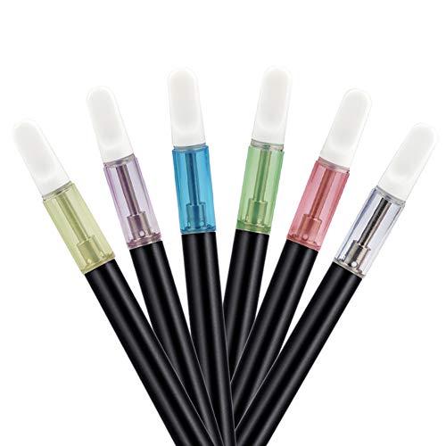 CBD 510 Oil Cartridge Silicone Protective Tube fits for 0.5/1.0ml Glass, 6, 6pcs（L:26mm W:10.5mm）