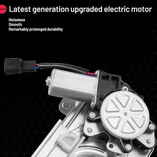 Image of BDFHYK 741-812 Power Window Regulator with Motor Rear Left, Compatible with Buick Lesabre 2000-2005