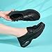 Women's Comfortable Nursing Shoes Anti Slip Leather Health Care Nurse Work Catering Service Shoes Fashionable Casual Walking Loafers, Black2,39
