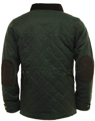 Game Oxford Quilted Wax Jacket Olive4