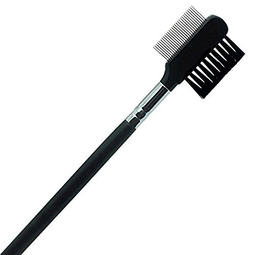 3 Pcs Team-Management(TM) Steel Eyebrow Eyelash Dual-Comb Extension Brush Metal Comb 6.65"