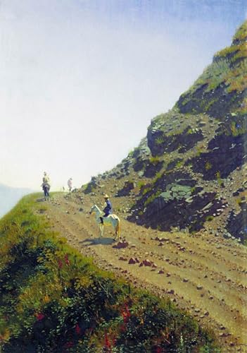 Peinture sur toile paysage nordique Vereshchagin pour une chambre parentale sereine
