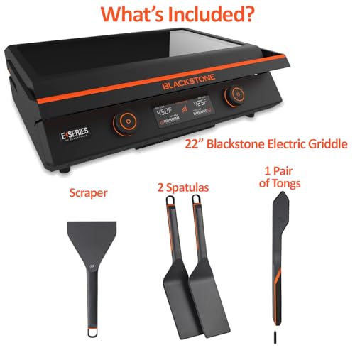 image for 22 Inch Electric Griddle Nonstick with Lid, 8001 E-Series Tabletop Lar