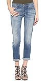 7 For All Mankind Women's Josefina Boyfriend Jean with Rolled Hem Jean