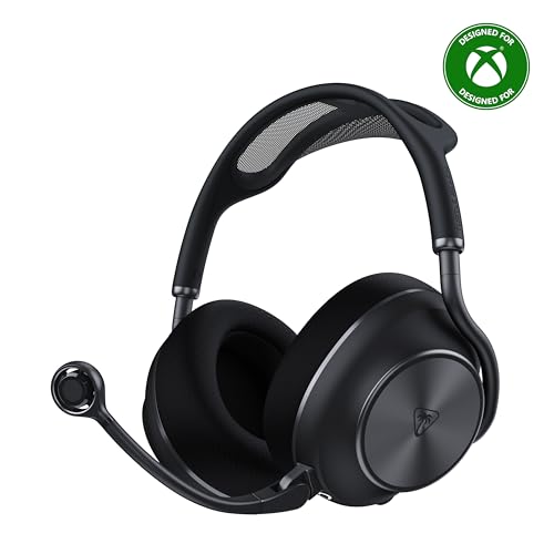 Turtle Beach Stealth Pro II Premium Wireless Gaming Headset for Xbox Series X|S, PS5, PS4, PC - Hi-Res Audio, Dolby Atmos, Active Noise Cancellation, Simultaneous Bluetooth, 24-bit Audio - Black by Turtle Beach - Used condition - US$295.88