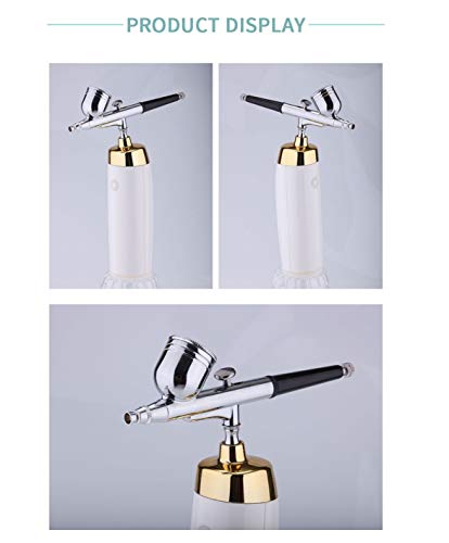 I.E.E. Rechargeable Portable Makeup Airbrush Set with Mini Air Compressor Ink Cup Spray