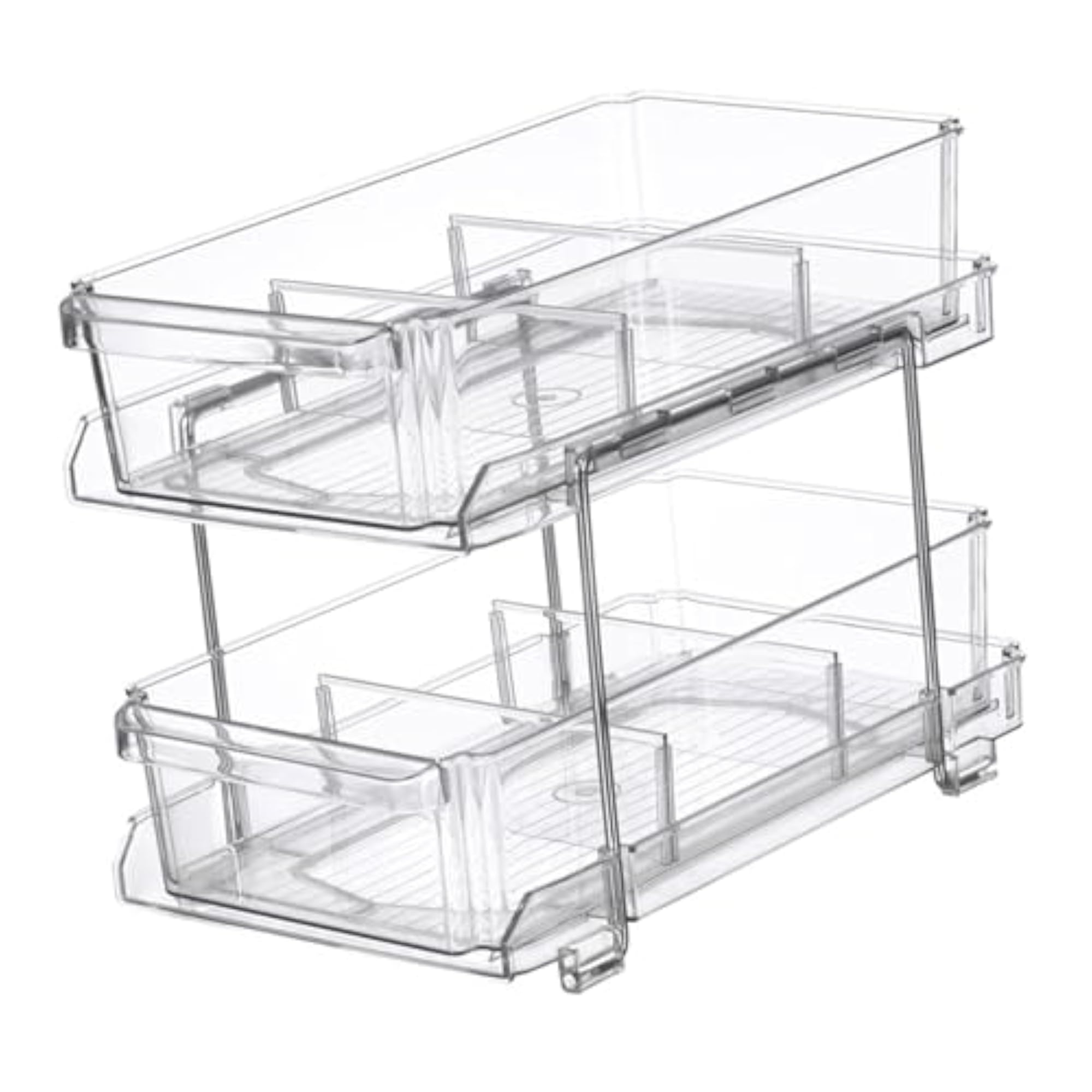 Desktop Organizer Rack, 2 Layer Makeup Trays