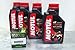 Produktbild MOTUL 4T 7100 10 W40 Set 4 x 1 Liter = 4 Liter Motoröl-Synthese für Moto + Ölfilter