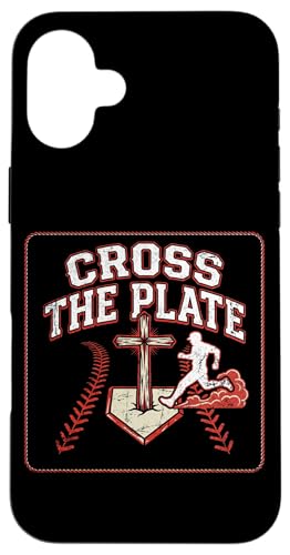 Cross The Plate �N���X�`���� �싅 �M�� �C�G�X �X�}�z�P�[�X iPhone 16 Plus �p