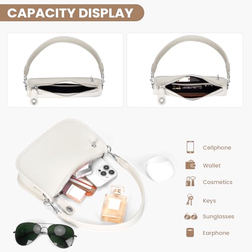 Image of Shoulder Bag Purses for Women - Small Handbags PU Leather Shoulder Purse Trendy Designer Underarm Bags