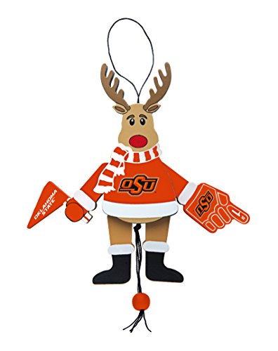 NCAA Oklahoma State Cowboys Wooden Cheer Ornament