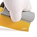 Gomake 5.5 Inch Length Yellow Rubber Vinyl Window Squeegee Water Wiper Glass Scraper with Non-Slip Handle, Pack of 2