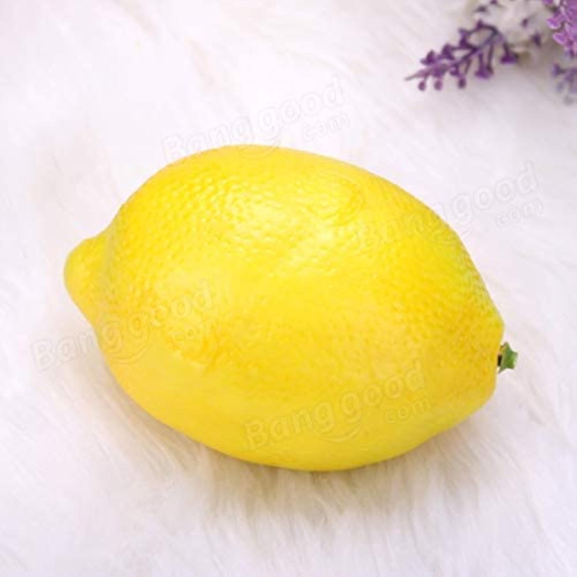 Artificial Imitation Lemon Fake Fruit Decoration, 5Pcs Set