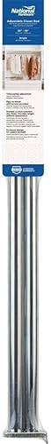 Miniatura 7 de NATIONAL N189-639 Barra de armario ajustable de 30 a 48 pulgadas