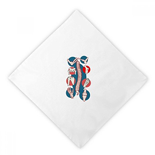 Serviettes en tissu blanc 18.5 pouces réutilisables multicolore