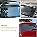 Aovtysa Car Front Windshield Decal for Audi Q7 4M 2018-2022 2023, Car Sun Visor Strip Tint Film Windscreen Banner Sticker Window Sun Shade Styling Decoration,C