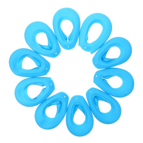 BELLIFFY 5組 染毛剤イヤーマフ ステッカー 耳栓ストラ ピアス用の耳カバー 耳垢除去ドロ ヘアボンネット ヘアカラー用イヤーカバー 毛染め耳キャ 理髪染料耳カバー シリカゲル