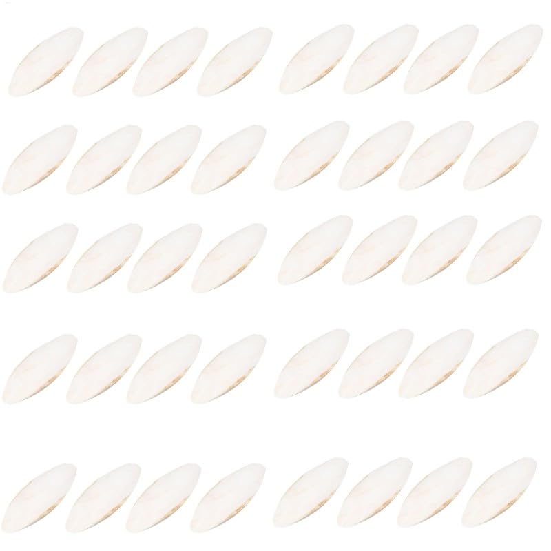 Hiemible 40Pcs Natural Cuttlefish Bone, 9-12cm Chew Toys For Parrots, Teeth Grinding Molar Toy For Cage Birds, Reptiles, Tortoises, Snails, Hamsters, Calcium Supplement Promote Beak And Shell Health