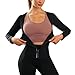 Wonderience Women Sauna Suit Waist Trainer Neoprene Shirt for Sport Workout Weight Loss Corset Hot Body Shaper Top