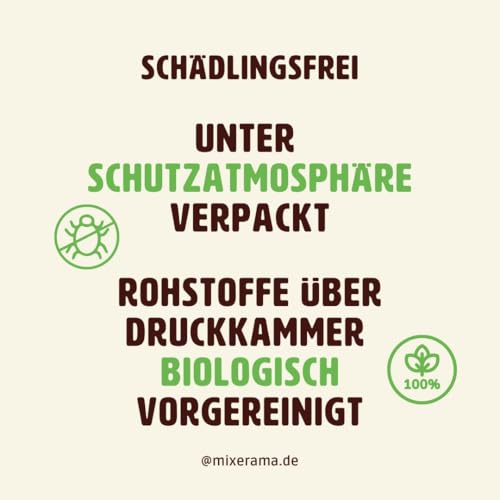Mixerama Rennmäuse Gourmet Menü - artgerechtes Mäusefutter für die Rennmaus Gerbil ohne Pellets Kleintierfutter Alleinfutter Größe 500 g