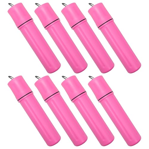Image of Blue Demon SMAW /Stick Welding Electrode Storage Tube, 3 inch x 14 inch, waterproof, airtight, Pink, 8 Pack