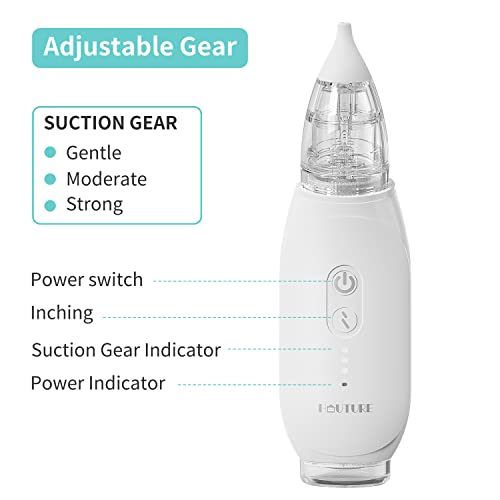 Baby Nasal Aspirator| Nose Sucker for Baby | Baby Nose Cleaner - Automatic Cleaning Electric Nose Sucker for Baby, Rechargeable Nasal Aspirator for Newborns, Infants and Toddlers - Thumbnail 2