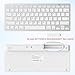 OMOTON Bluetooth Keyboard Compatible with iPad 10th Generation, iPad 10.2 (9th/8th/7th), iPad Pro 13/12.9/11 inch, iPad Air/Mini and More Bluetooth Enabled Devices, White