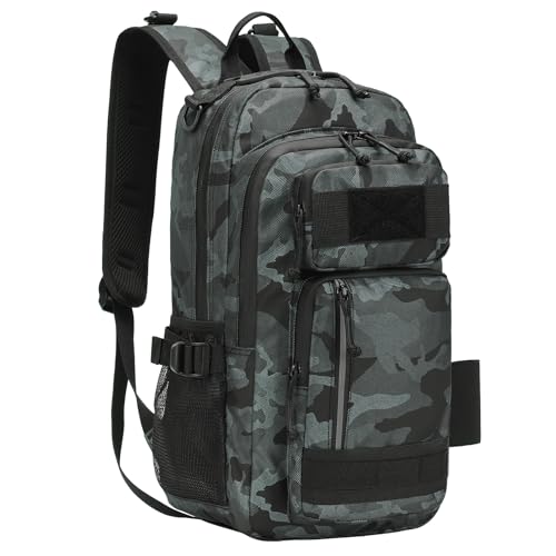 Sac à dos en cuir pour homme idéal pour le camping et la chasse chic