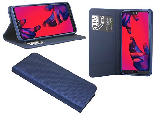 cofi1453 Smart Magnet Book Fr Huawei P20 Blue