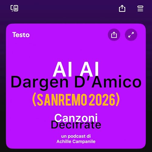 Ep. 14 AI AI - Dargen D'Amico