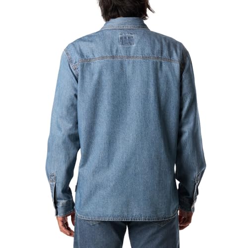 Levi Strauss Signature Gold Men's Perfect Denim Shirt, (New) Heritage Haze, Large - image 3