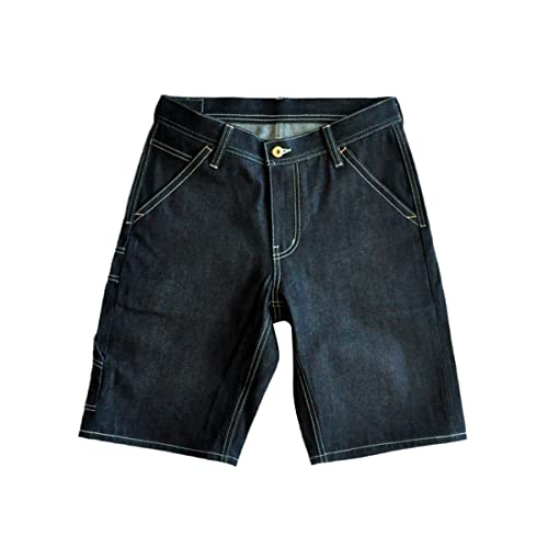 Short en jean pour homme bleu décontracté idéal pour l'été Kelsiop