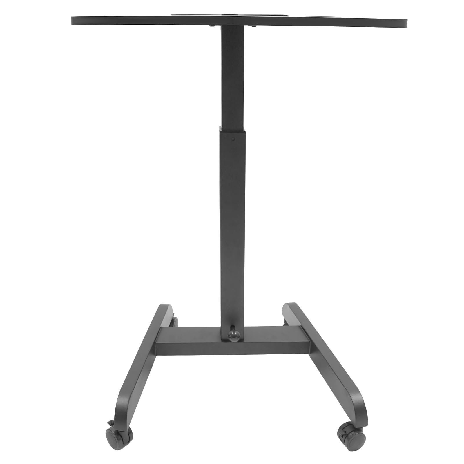 Bitodd Mobile Standing Desk Adjustable Height Portable Stand Up Desk with Wheels Wide Tabletop Computer Desk Small Standing — view 8